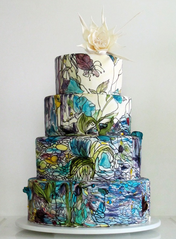 Peacock Wedding Cake