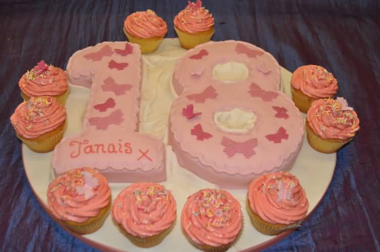 Pink Birthday Cake 18