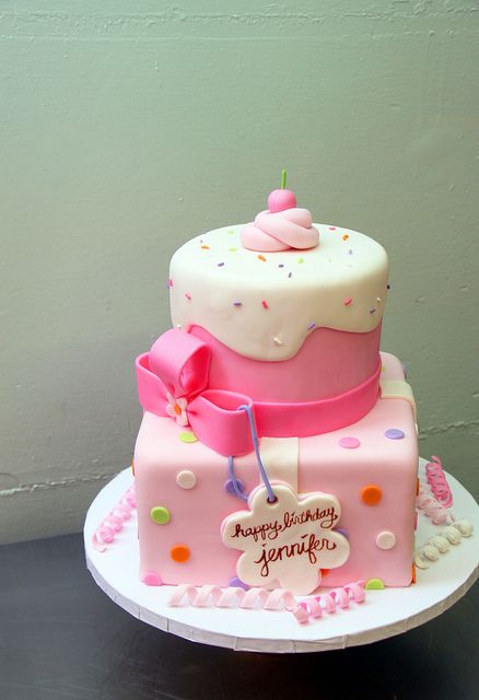 Pretty Birthday Cake