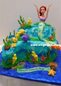 Princess Ariel Birthday Cake