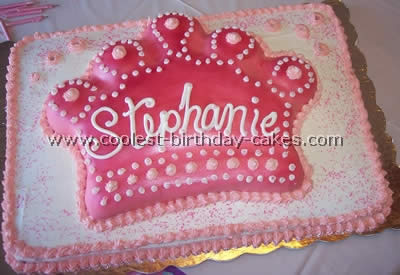 Princess Crown Birthday Cake