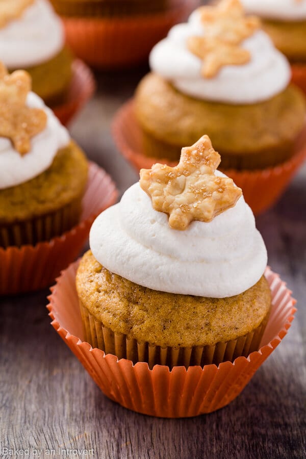 Pumpkin Pie Cupcakes