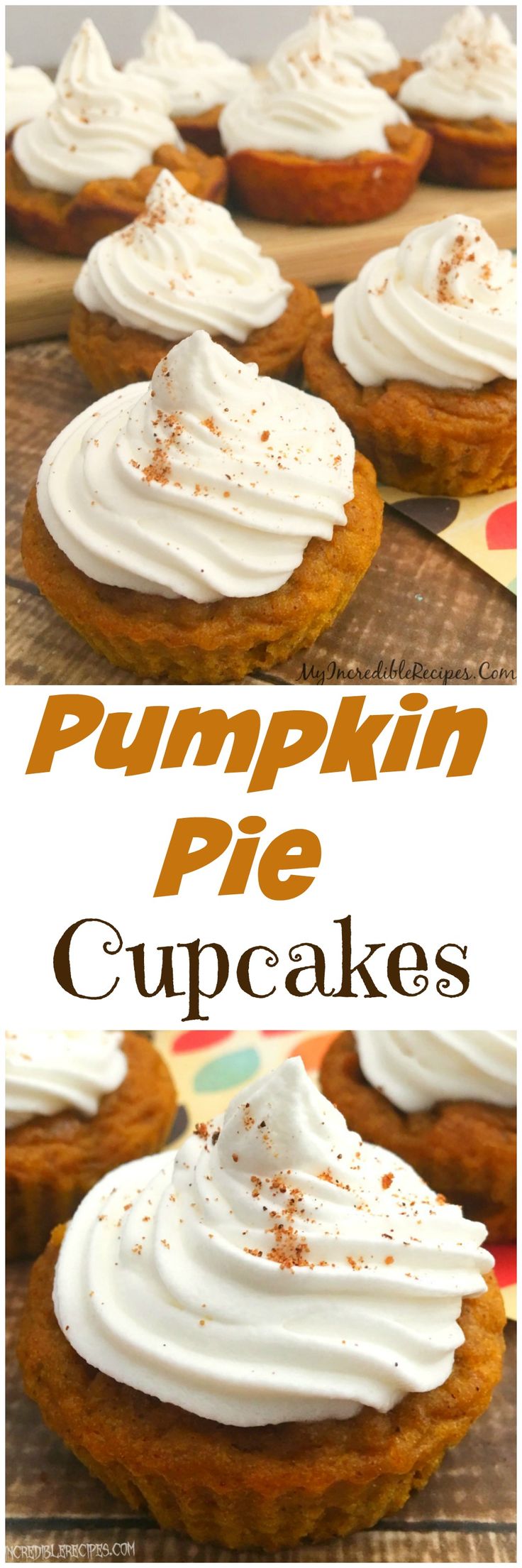 Pumpkin Pie Cupcakes