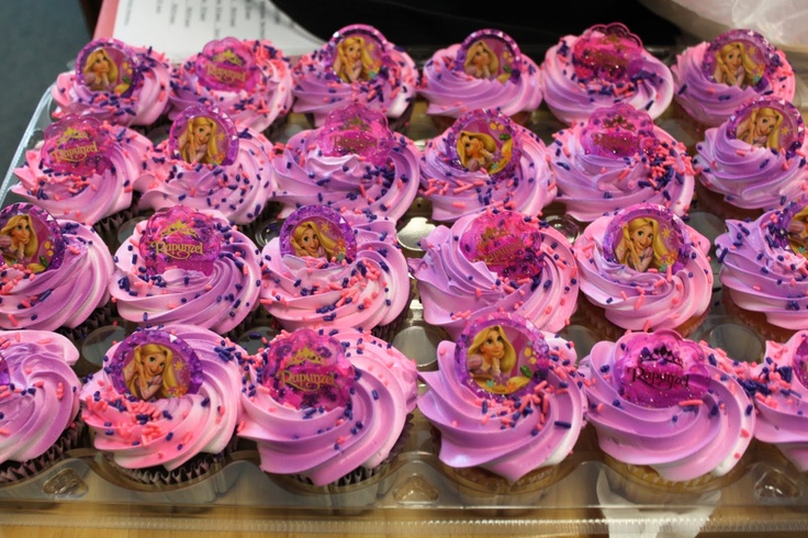 Rapunzel Cupcakes