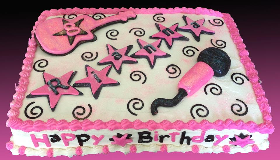 Rock Star Cake Sheet