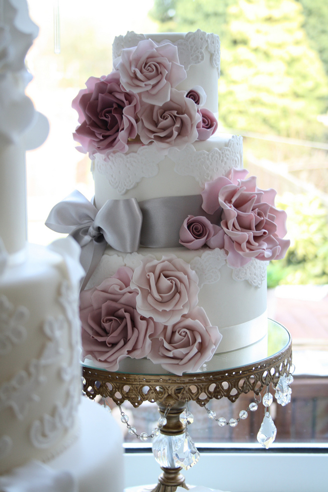 Rose Wedding Cake