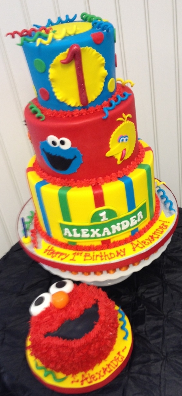 Sesame Street Birthday Cake Sesame Street Birthday Cake