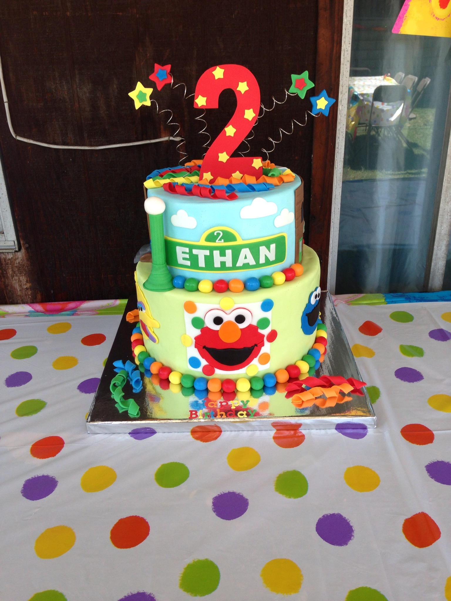 Sesame Street Birthday Cake