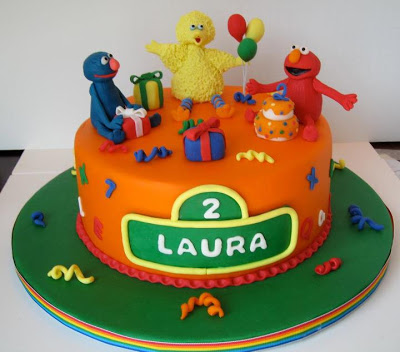 Sesame Street Birthday Cake