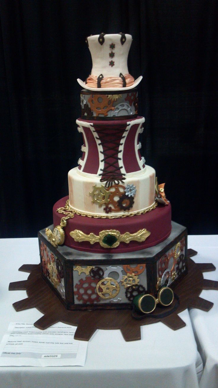 Steampunk Wedding Cake