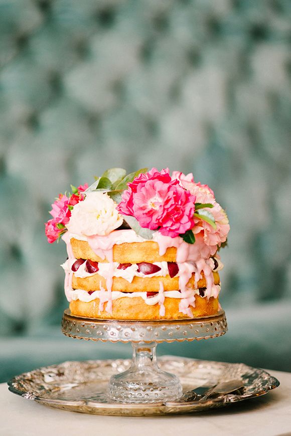 Summer Berry Wedding Cake