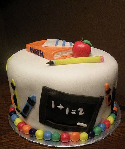 Teacher Birthday Cake