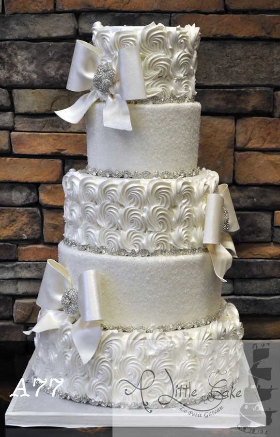 Tiered Buttercream Wedding Cake Tiered Buttercream Wedding Cake
