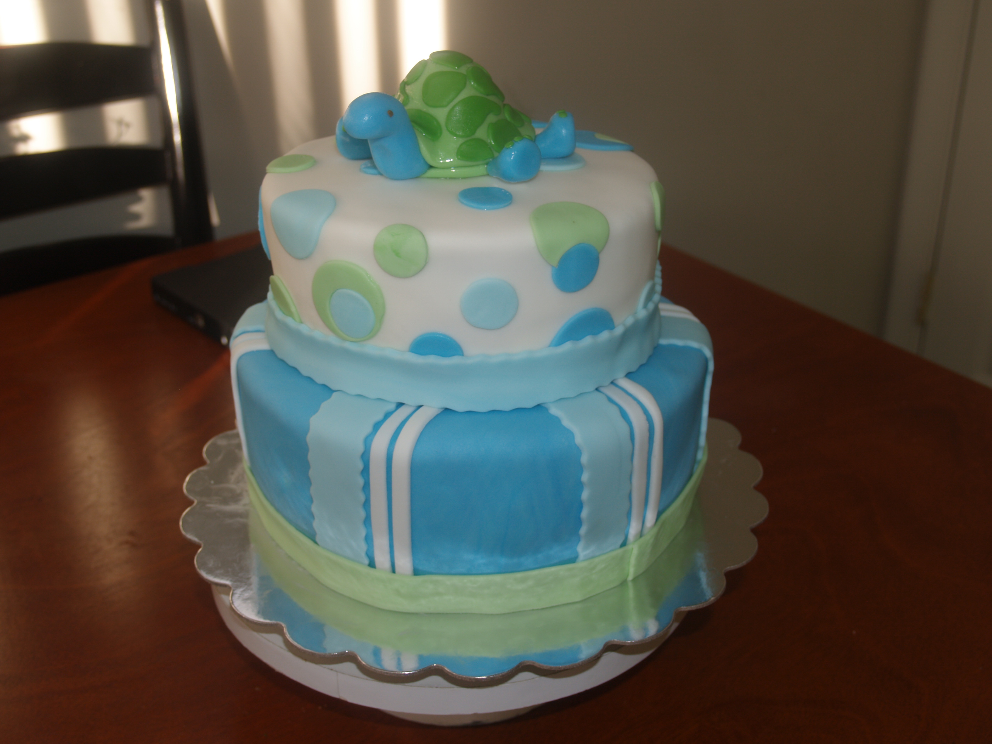Turtle Baby Shower Cake Turtle Baby Shower Cake