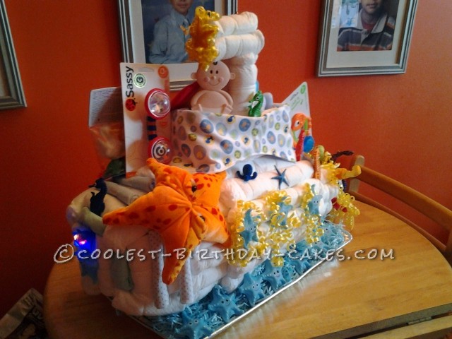 Under the Sea Diaper Cake