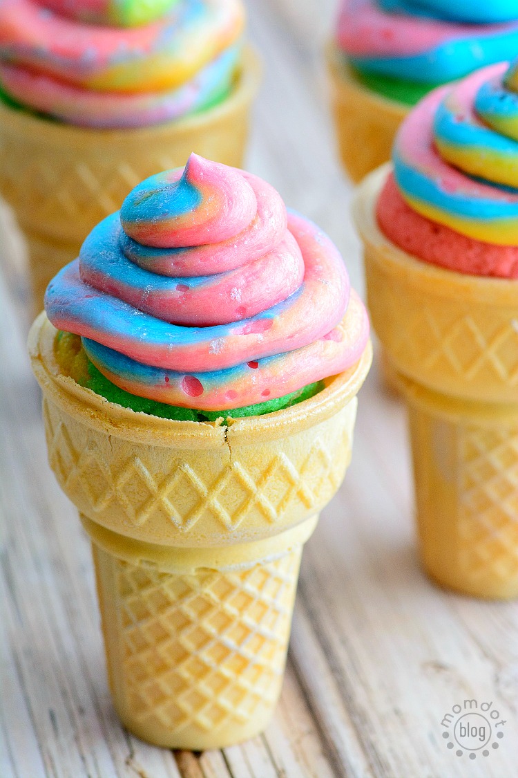 Unicorn Poop Cupcake Cones Unicorn Poop Cupcake Cones