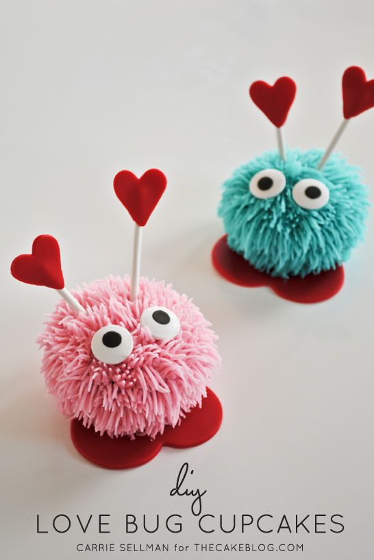 Valentine's Day Love Bug Cupcakes