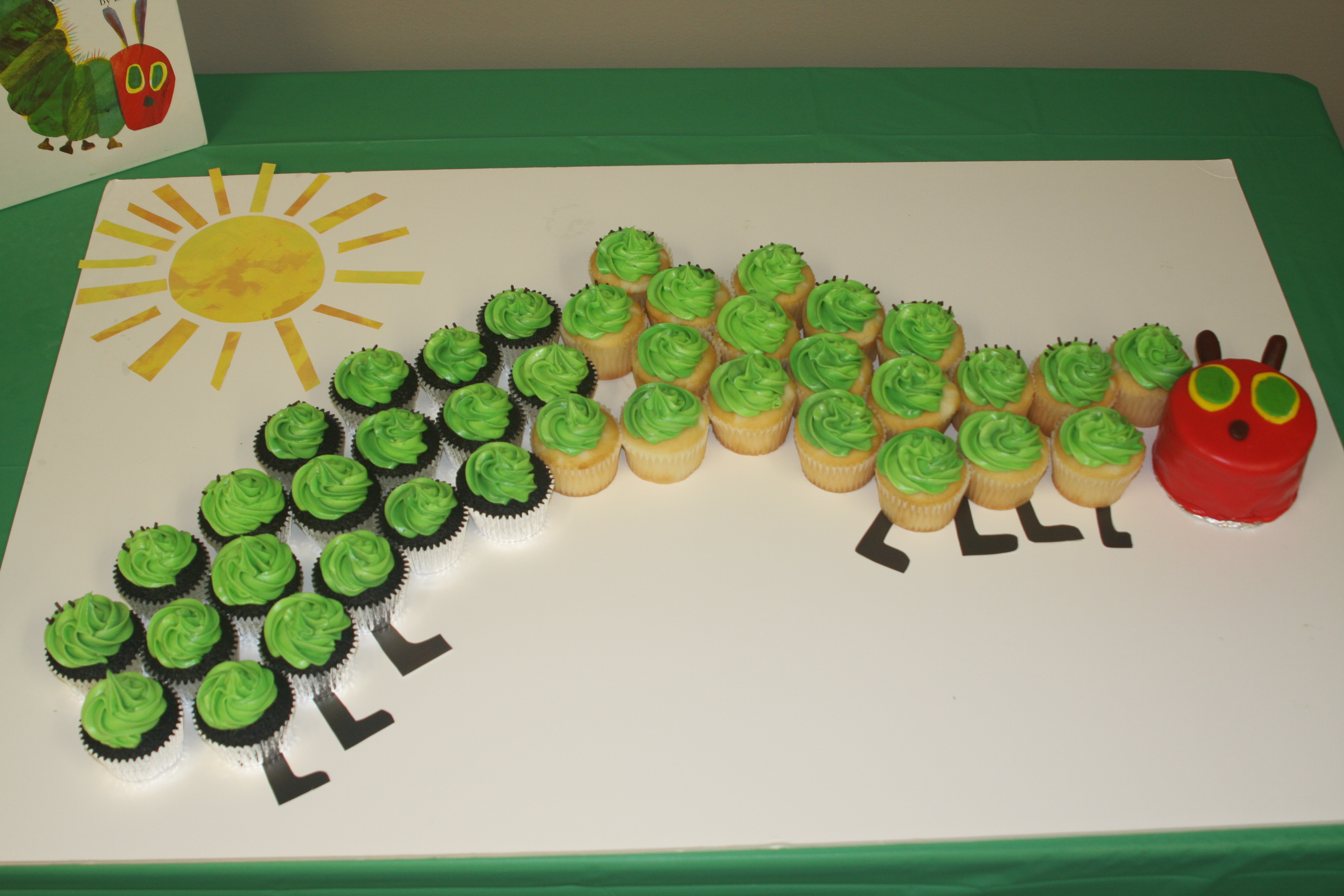 6 Photos of Caterpillar Baby Shower Cupcakes 6 Photos of Caterpillar Baby Shower Cupcakes