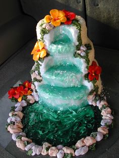 Waterfall Cake Designs