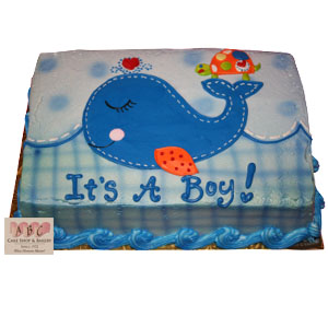 Whale Baby Shower Cake Whale Baby Shower Cake