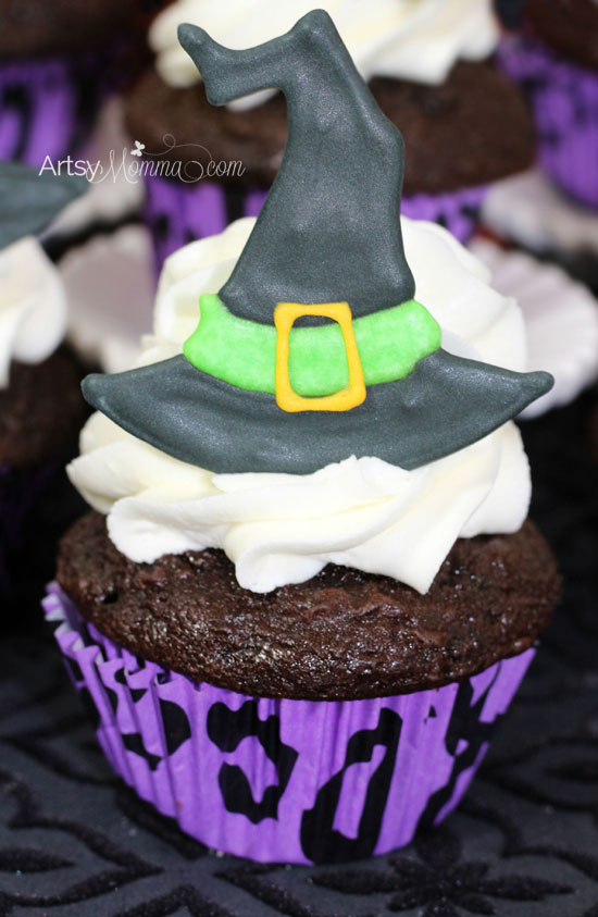 Witches Hat Cupcake Toppers