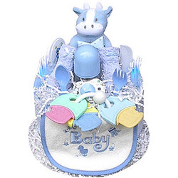 1 Tier Diaper Cake Boy 1 Tier Diaper Cake Boy