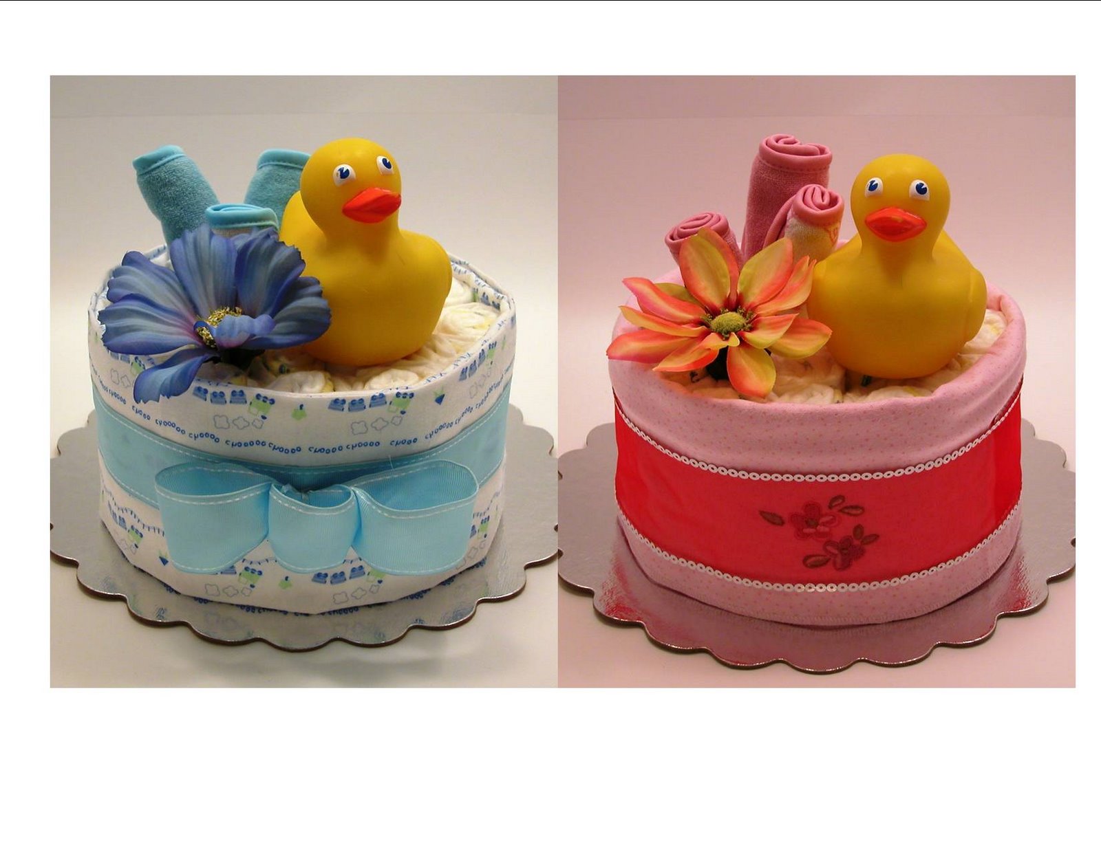 1 Tier Diaper Cake 1 Tier Diaper Cake
