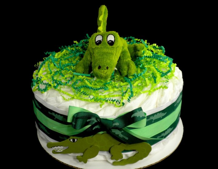 Alligator Boy Baby Shower Cake Alligator Boy Baby Shower Cake