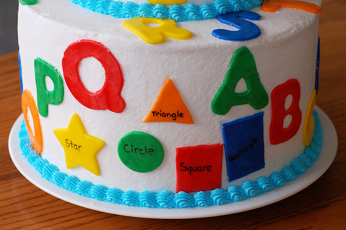 Alphabet Cake Ideas