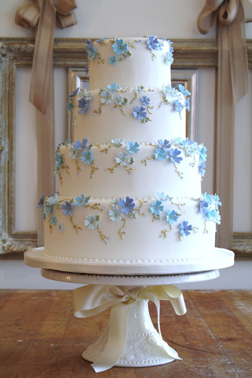 Baby Blue Wedding Cake Baby Blue Wedding Cake