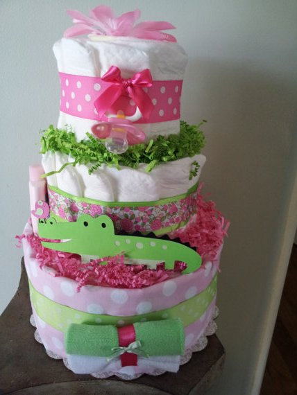 Baby Shower Diaper Cake Baby Shower Diaper Cake