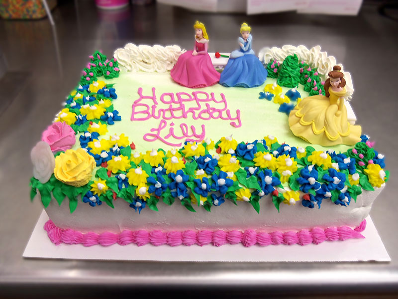 Birthday Sheet Cake with Flowers Birthday Sheet Cake with Flowers