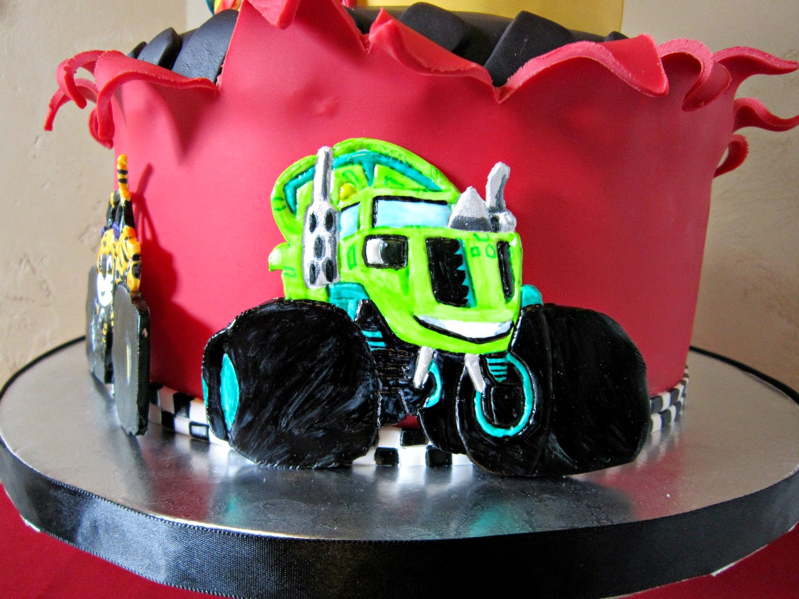 Blaze and Monster Machine Birthday Cake