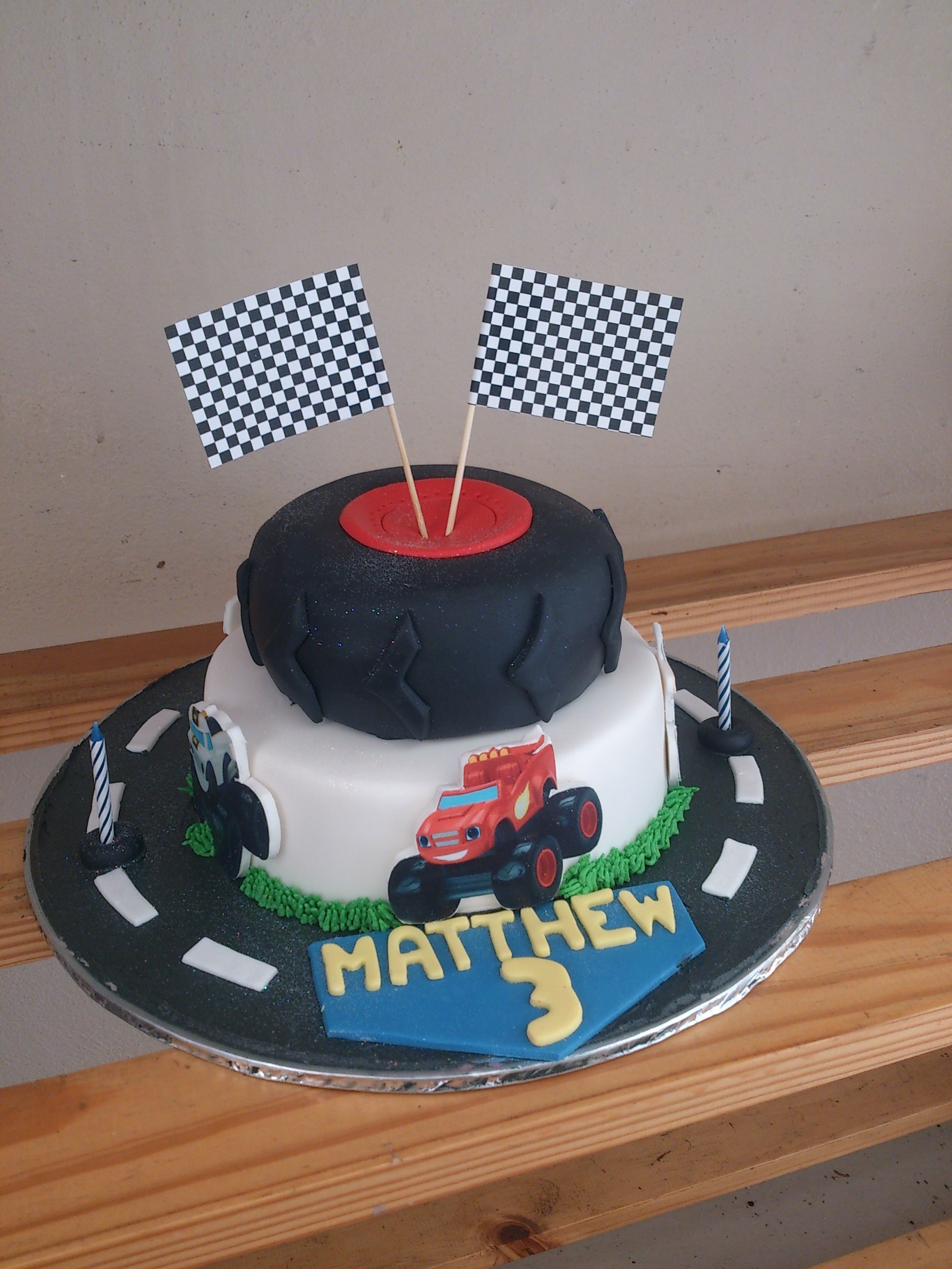 Blaze Monster Truck Cake