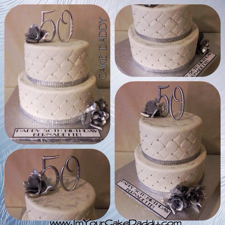Bling 50th Birthday Cake Bling 50th Birthday Cake