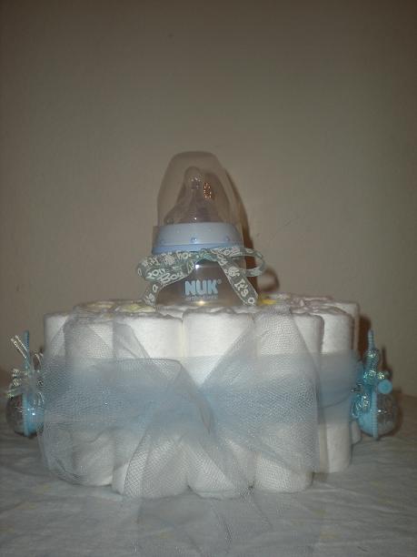 Boy Themed Diaper Cakes Boy Themed Diaper Cakes
