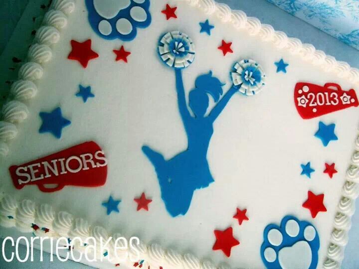 Cheerleader Sheet Cakes