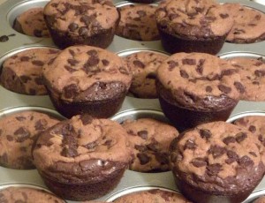 Chocolate Chip Cookie Brownie Cupcakes With