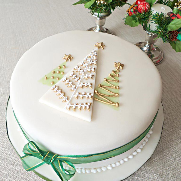 6 Photos of Christmas Decorated Cakes By Professionals Pictures