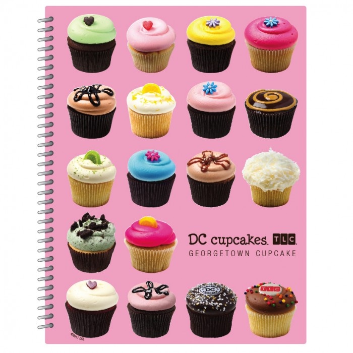 Composition Book DC Cupcakes Flavors