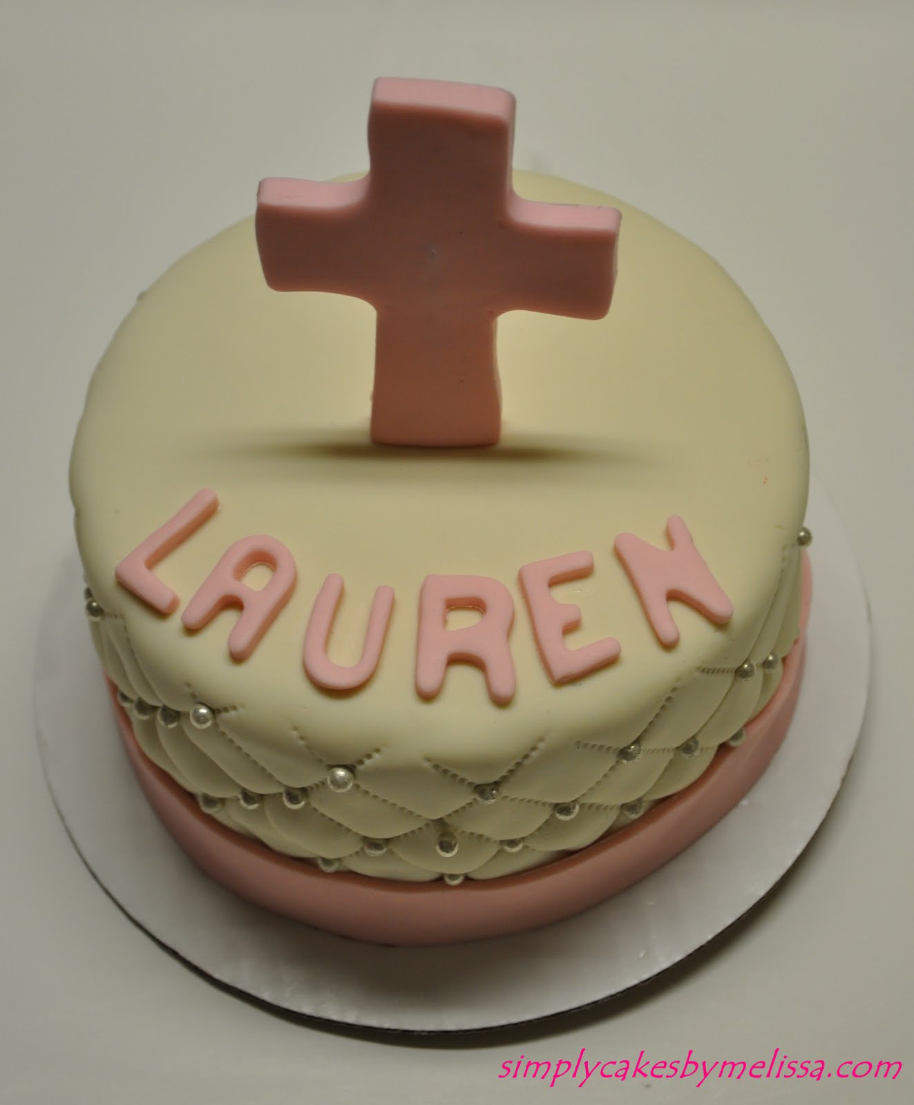 Confirmation Cross Cake