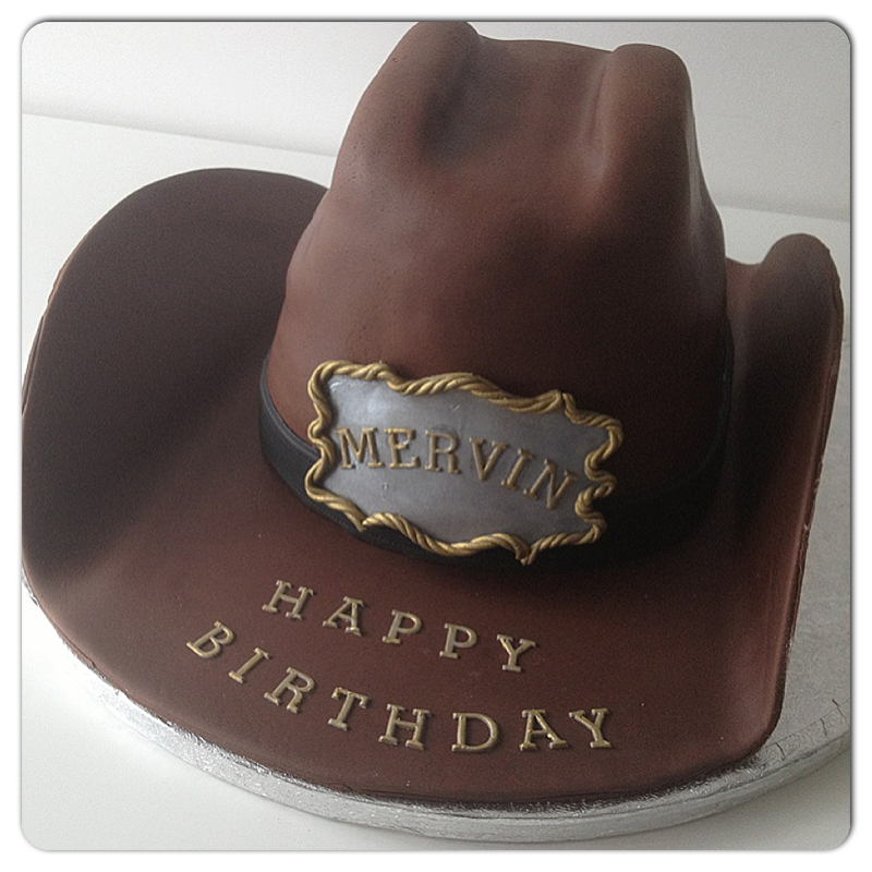 Cowboy Hat Birthday Cake