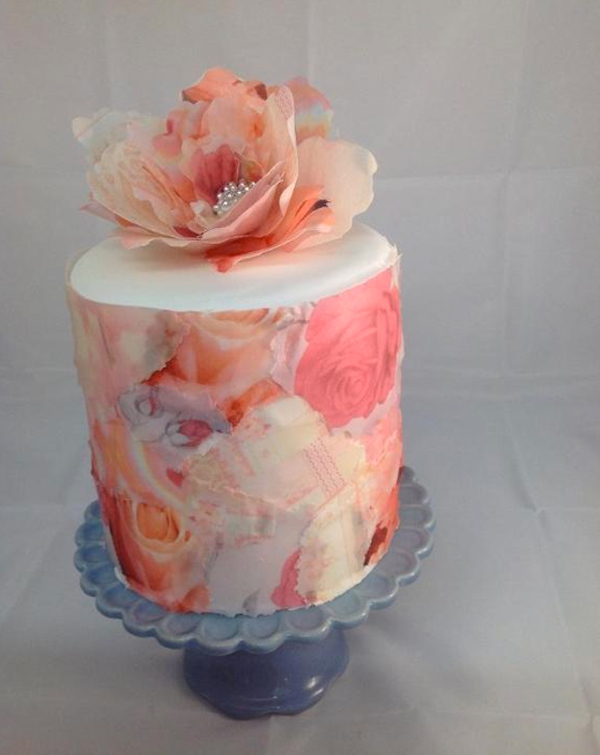 12 Photos of Designs For Cakes Edible Paper