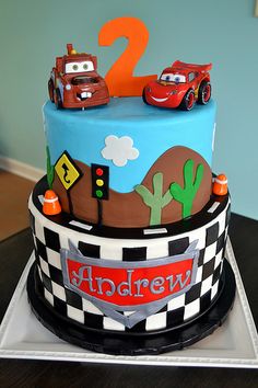 6 Photos of Disney Cars Candy Cakes Creations