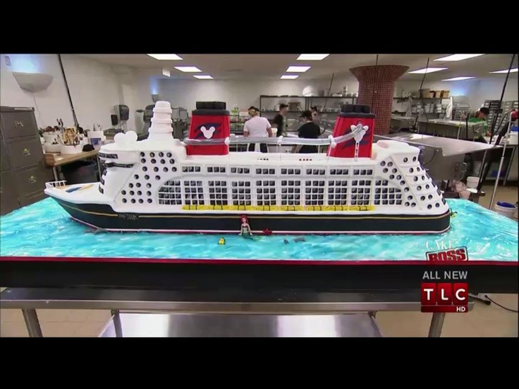 Disney Cruise Ship Cake