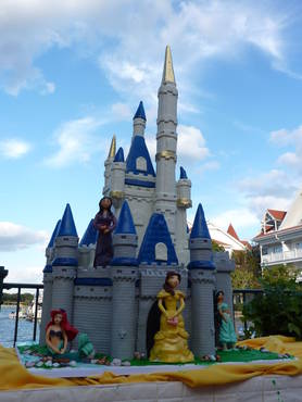 Disney Princess Castle Cake