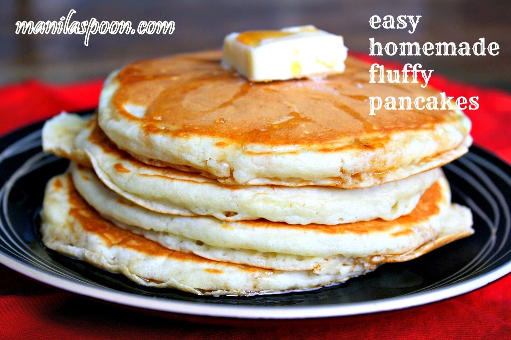Easy Fluffy Homemade Pancakes