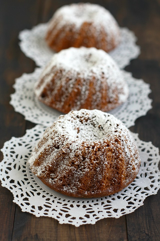 6 Photos of Famous Small Bundt Cakes With Powdered Sugar