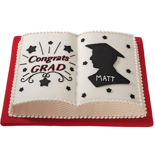 Graduation Book Cake