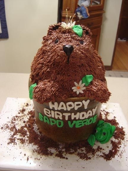 Groundhog Cake